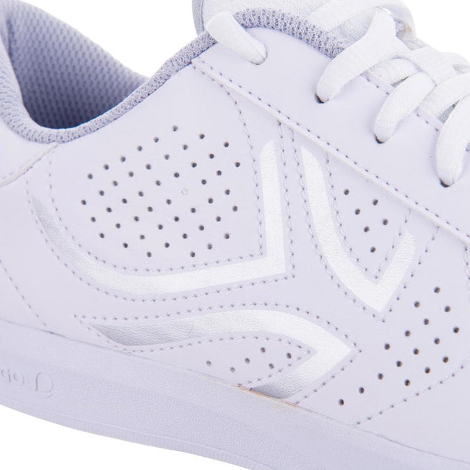 CHAUSSURES DE TENNIS FEMME TS100 BLANC Decathlon Reunion