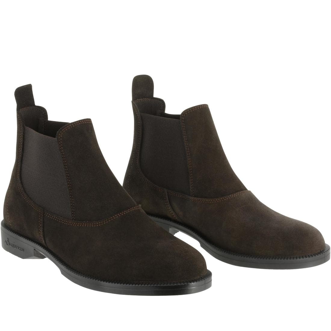 Boots équitation adulte CLASSIC cuir marron