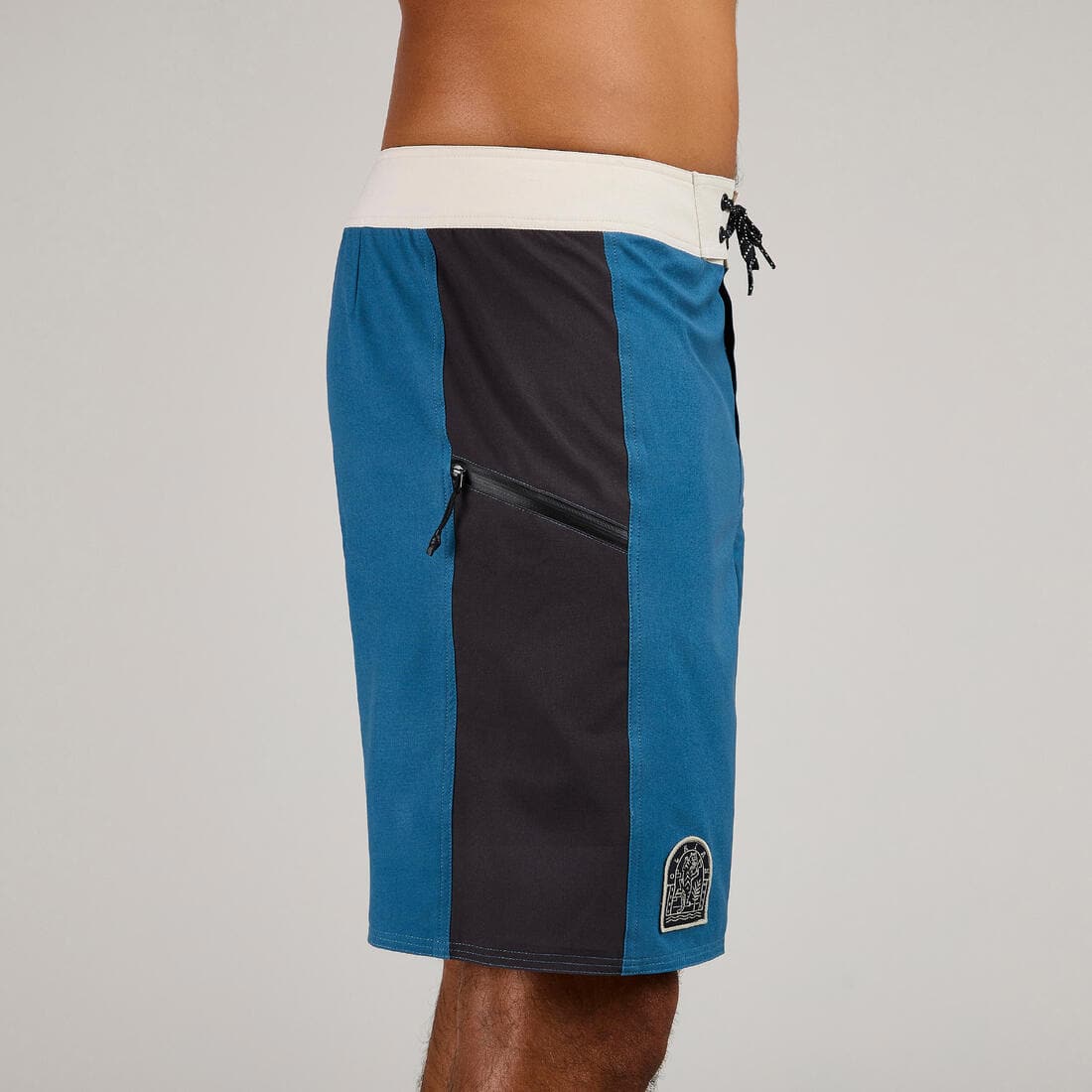 Boardshort surf 500 19" ARCHI RED