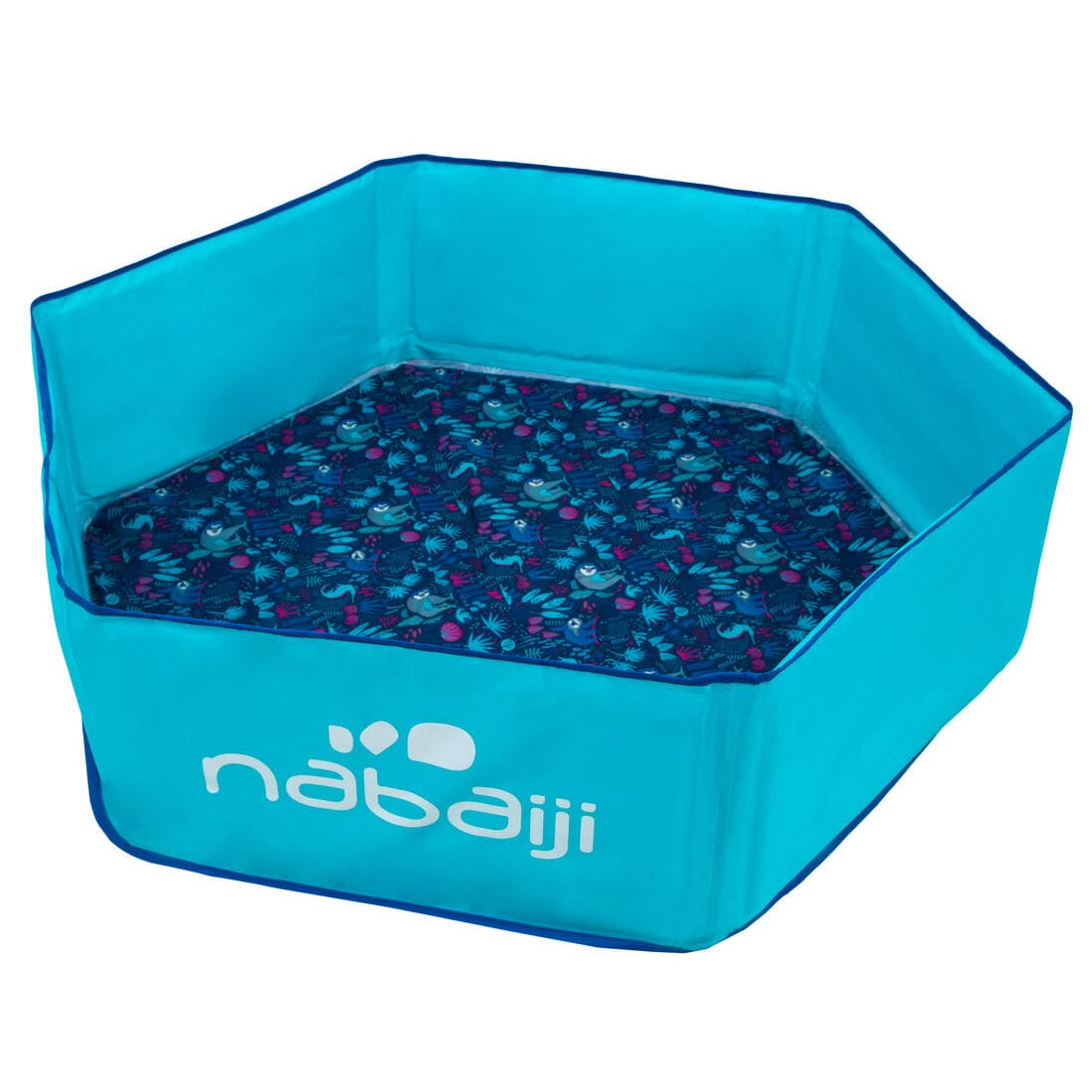 Piscinette enfant TIDIPOOL bleue avec sac de transport étanche 88,5 cm diamètre