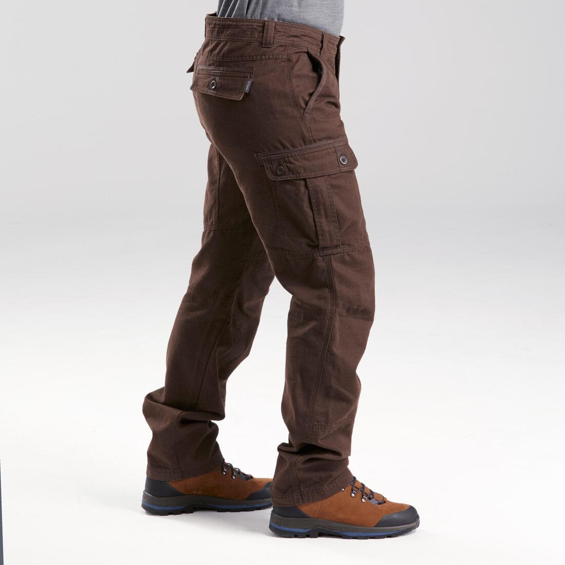 Pantalon cargo de trek voyage - TRAVEL 100 warm Homme