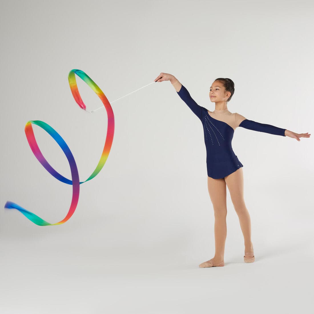 Ruban de Gymnastique Rythmique (GR) de 6 mètres Multicolore