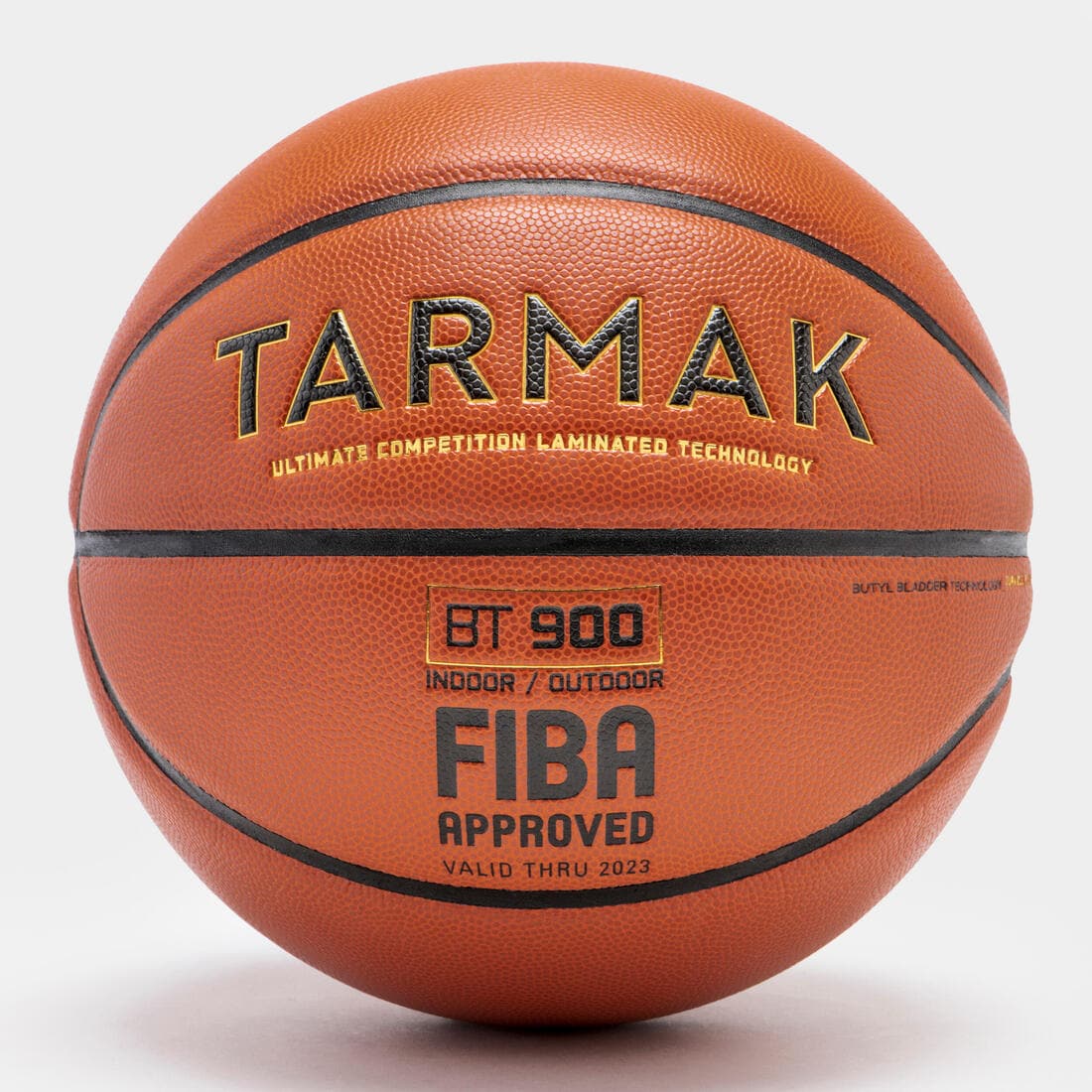 Ballon de basket BT900 taille 7. Homologué FIBA pour garçon et adulte