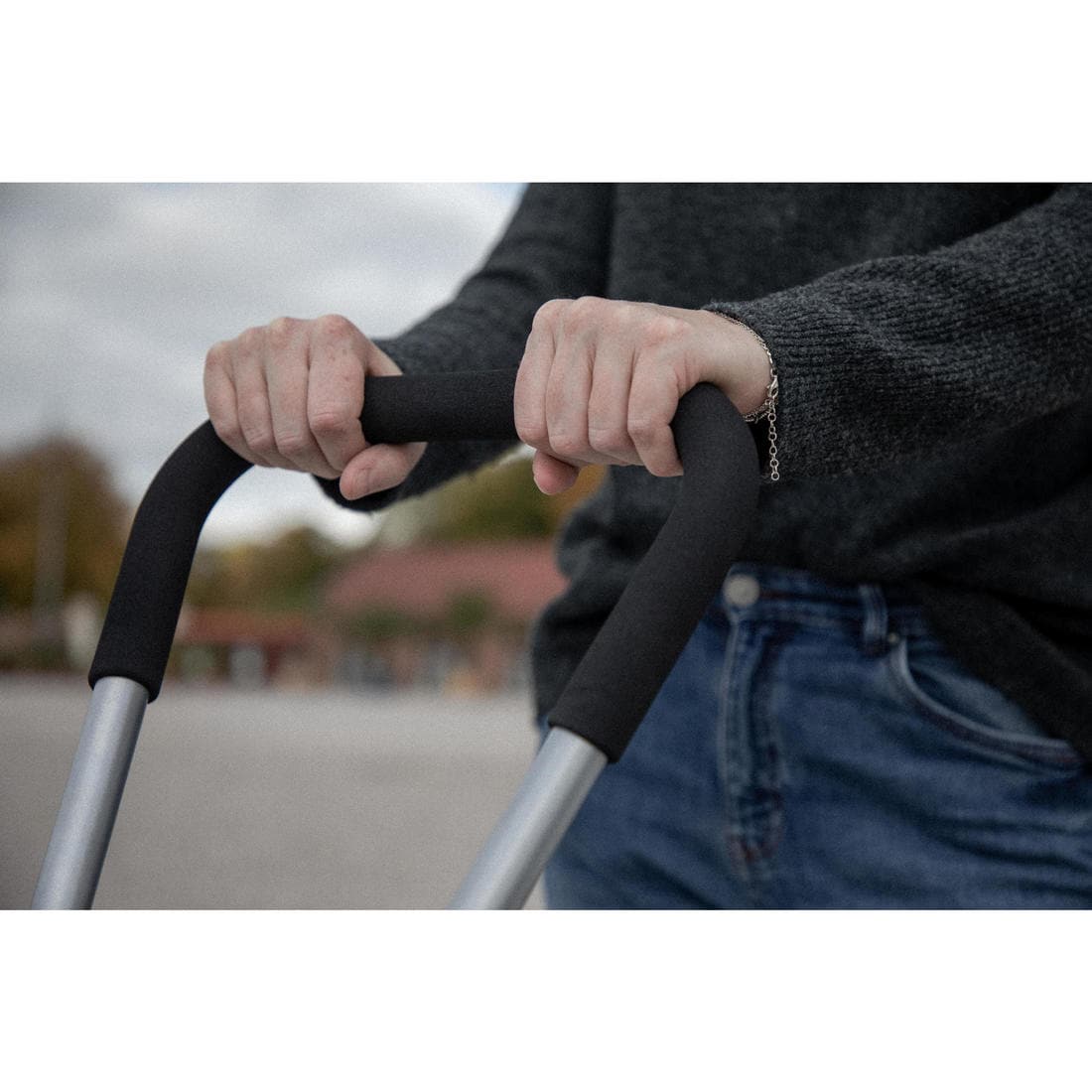 BARRE D'APPRENTISSAGE DE L'ÉQUILIBRE POUR VÉLO ENFANT 14 ET 16 POUCES BTWIN