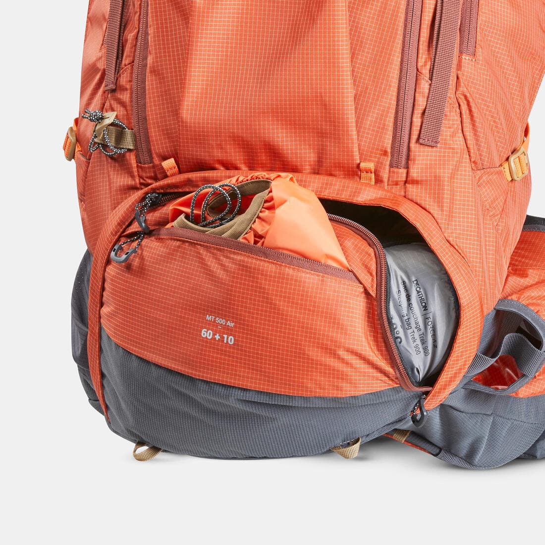 Sac à dos de trekking Homme 60+10L - MT500 AIR