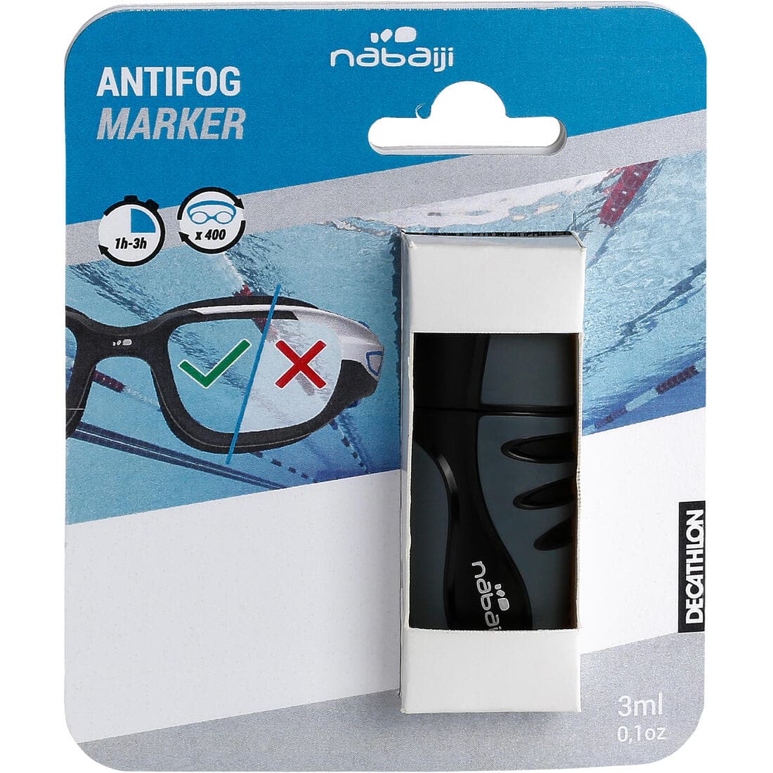 Réactivateur anti-buée lunettes de natation