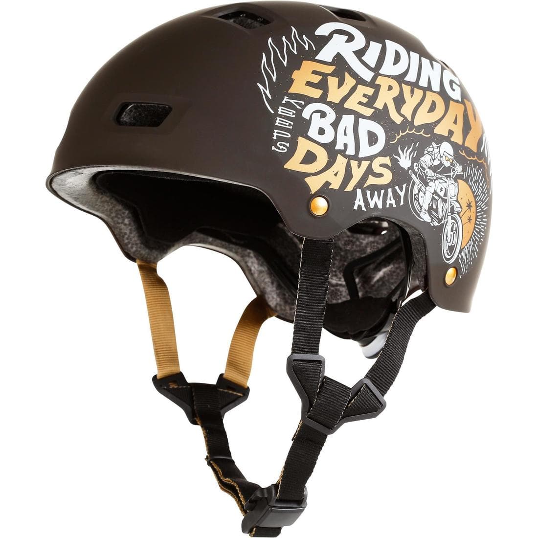 Casque roller skateboard trottinette MF540 BAD DAYS