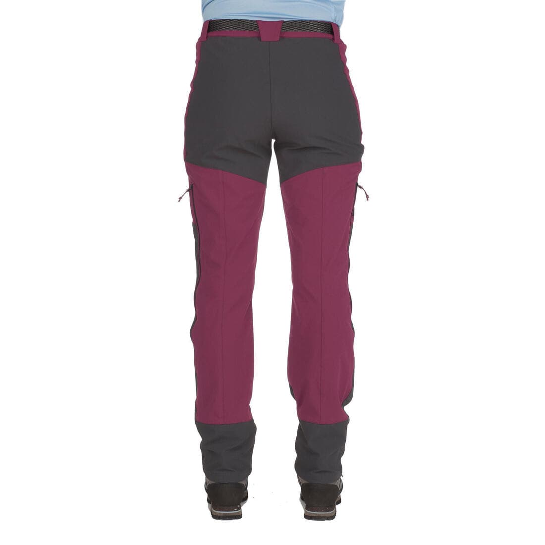 Pantalon déperlant de trek montagne - MT900 noir - Femme