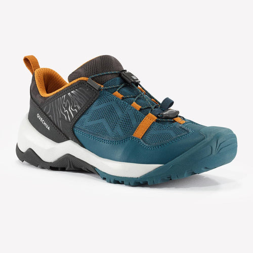 





Chaussures de randonnée enfant à laçage rapide Crossrock grise du 35 AU 38