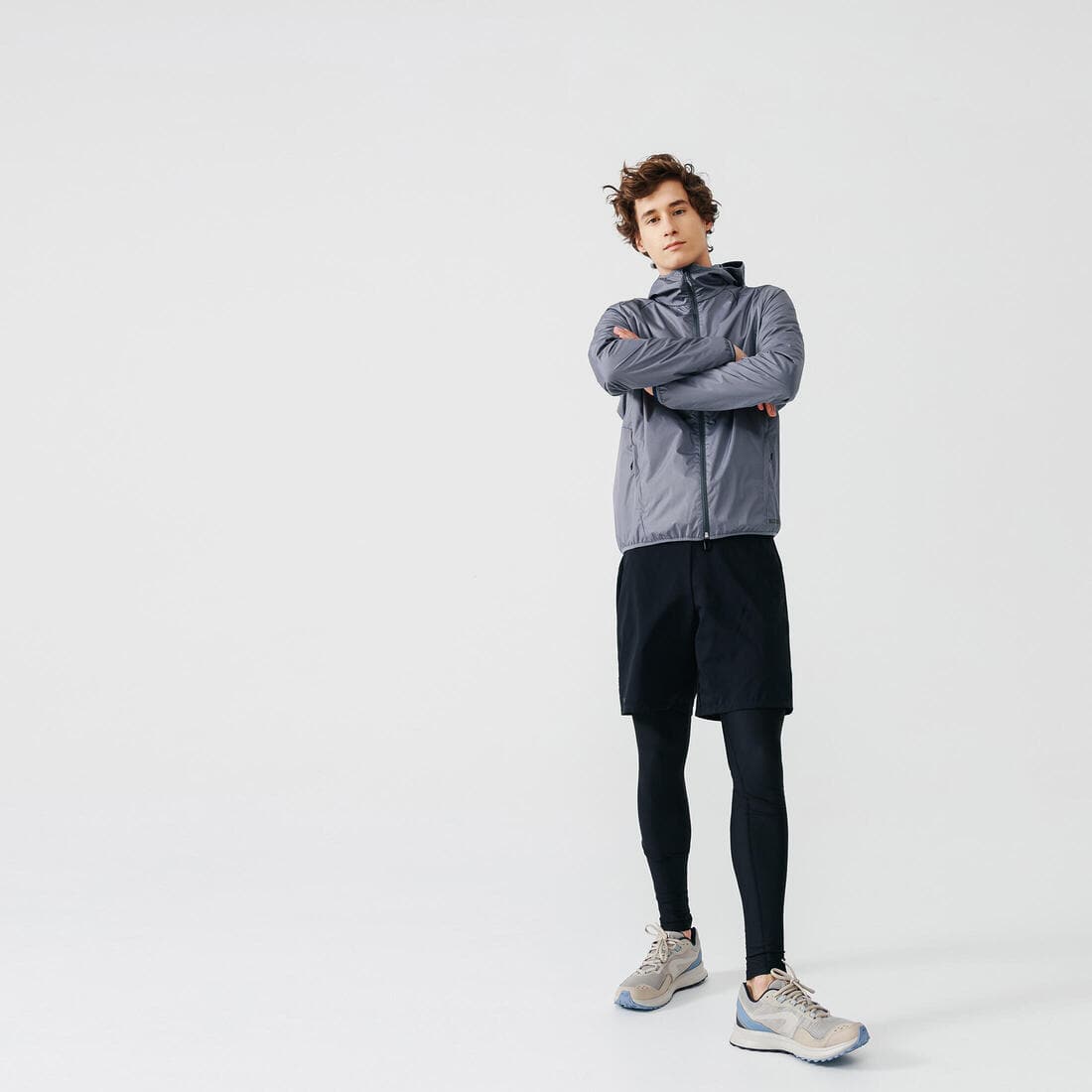 Veste imperméable de running Homme - KIPRUN Run 100