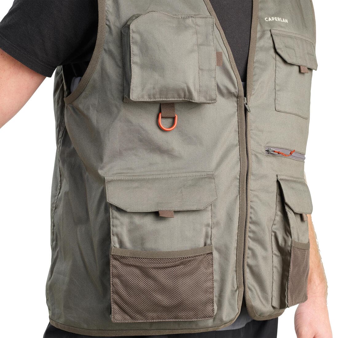 Gilet de pêche - FV 100 kaki