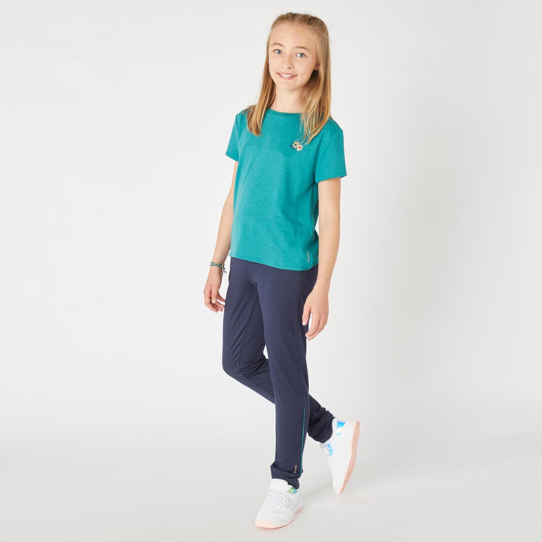 Pantalon fille enfant synthétique respirant - S500 marine