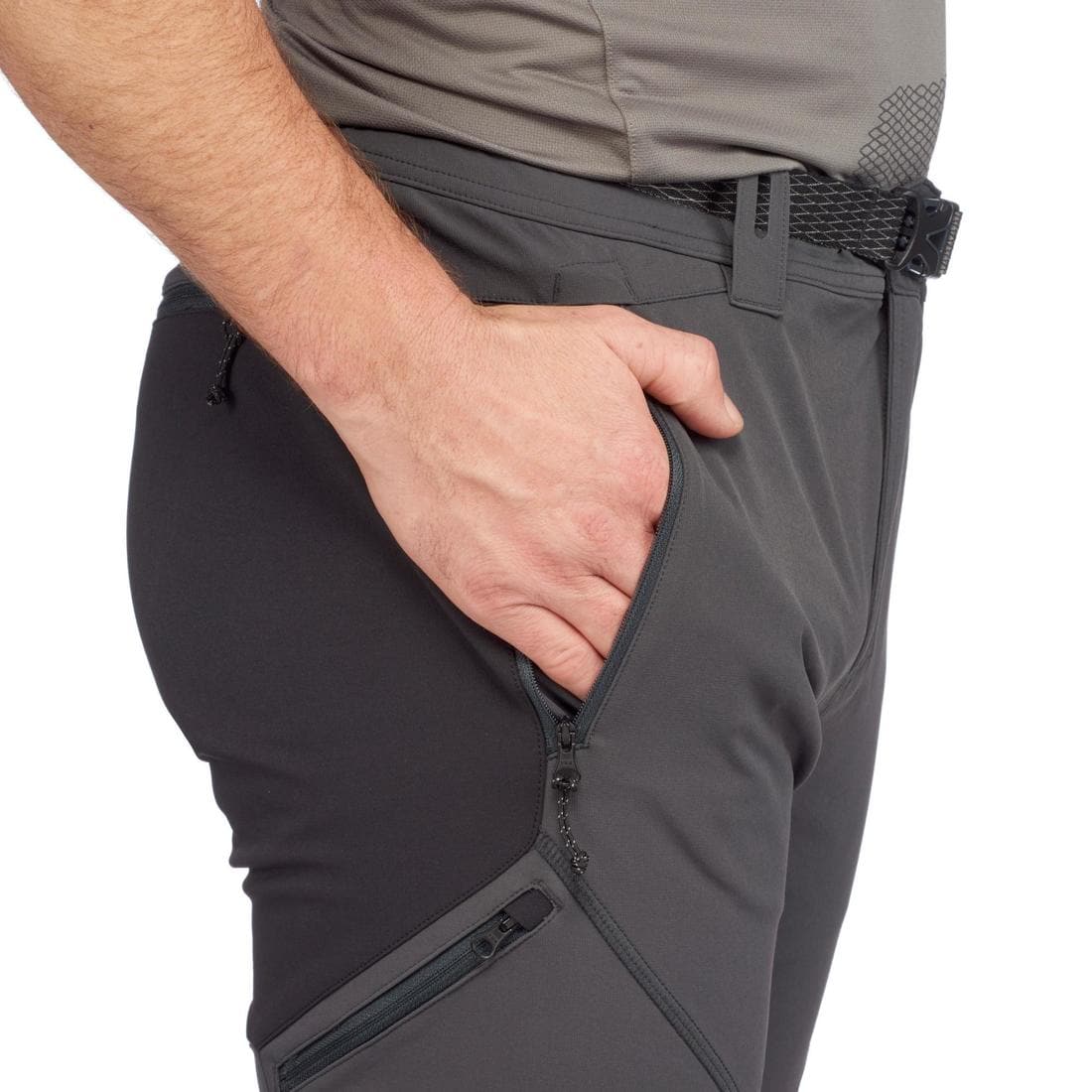 Pantalon déperlant et coupe vent de trek montagne - MT900 homme