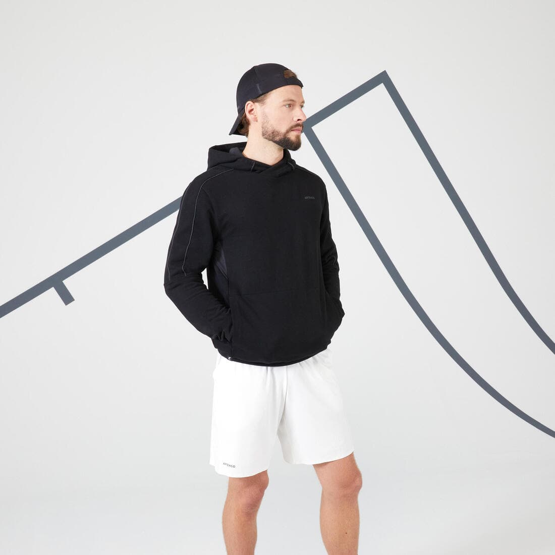 Sweat à capuche de Tennis Homme - Soft