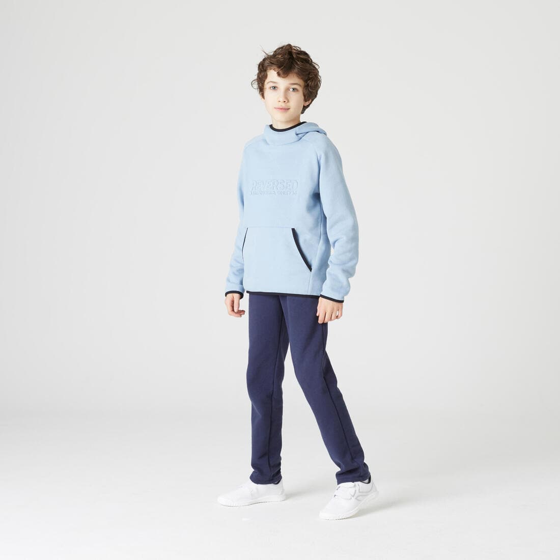 Pantalon de jogging chaud enfant molleton - marine