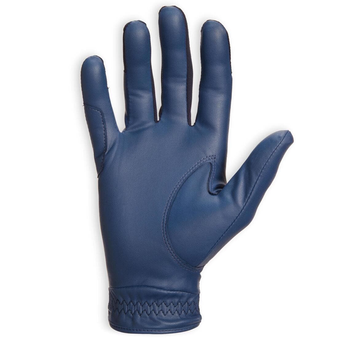 Gants équitation homme 560 marine et bleu