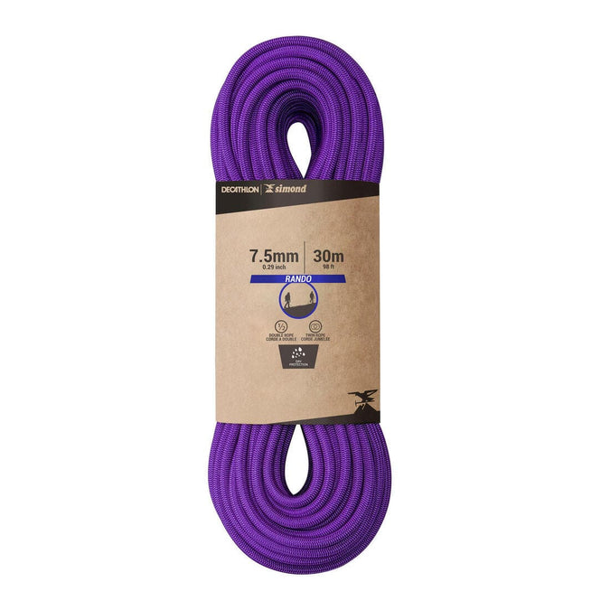 





CORDE A DOUBLE DRY 7.5 mm x 30m - RANDO DRY violette, photo 1 of 4