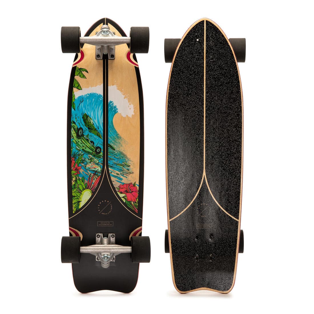 LONGBOARD FISH 500 NOIR