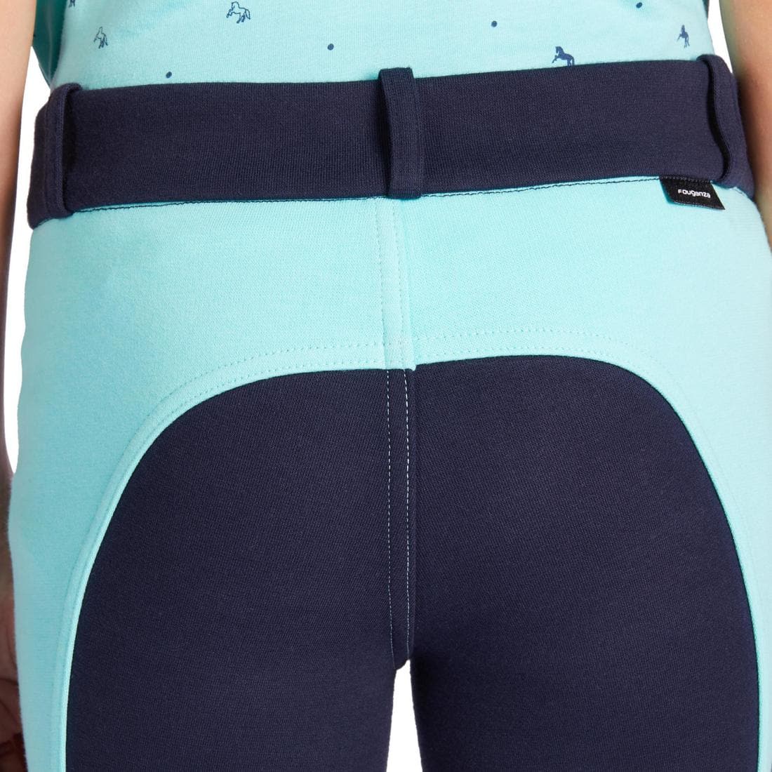 Pantalon équitation  Enfant - 120 marine et