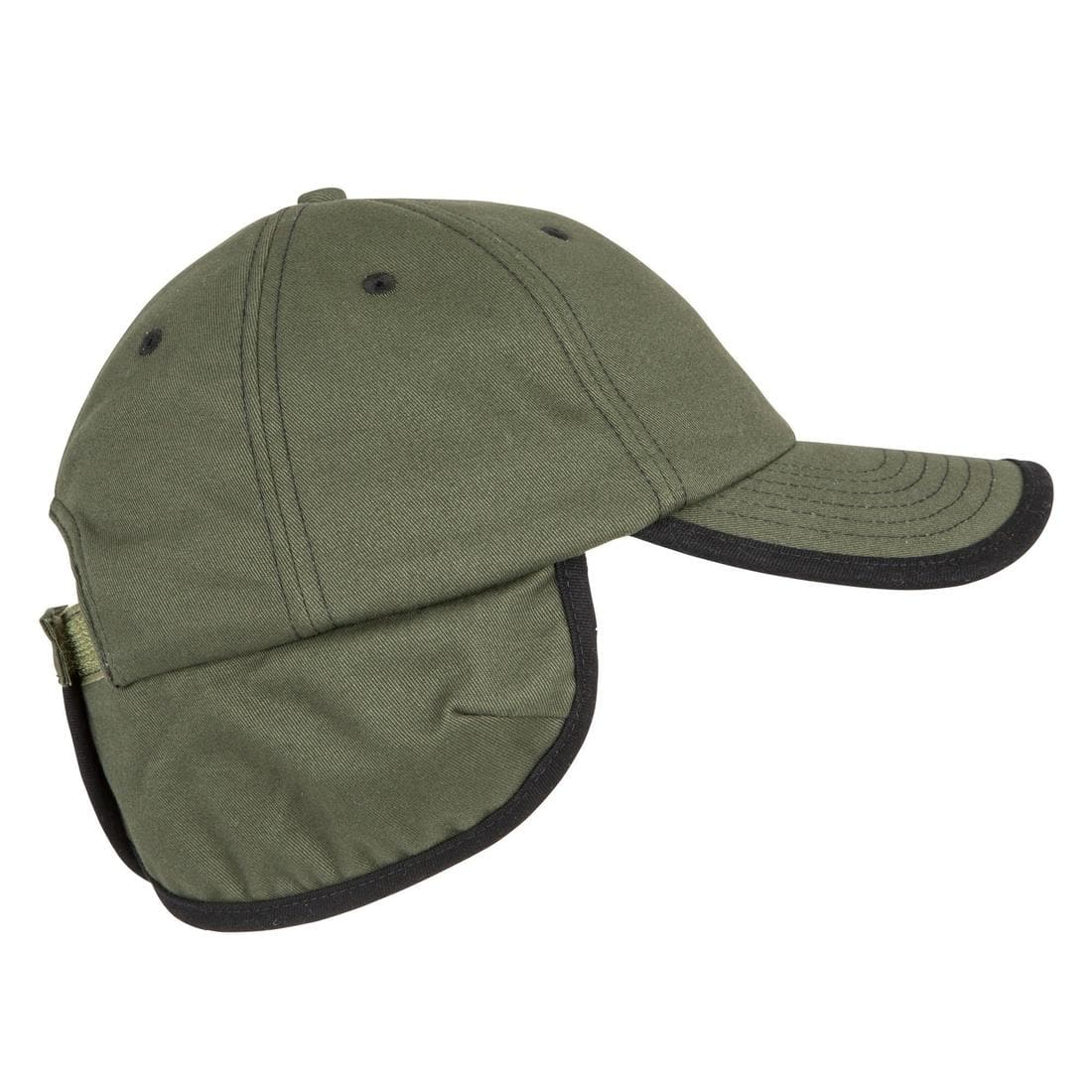 Casquette chasse polaire  chaude 500 verte