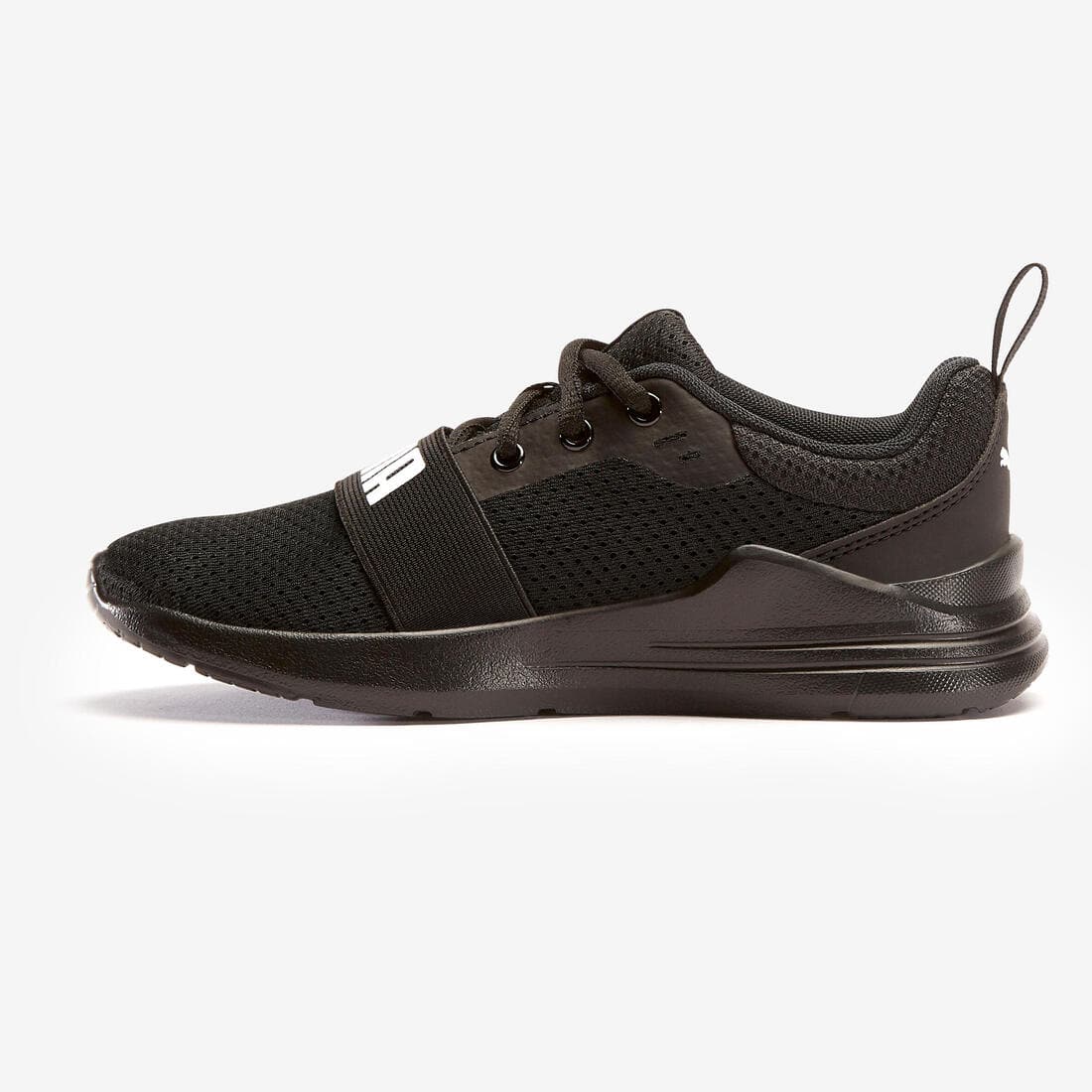 Baskets à lacets enfant - PUMA WIRED noir KID