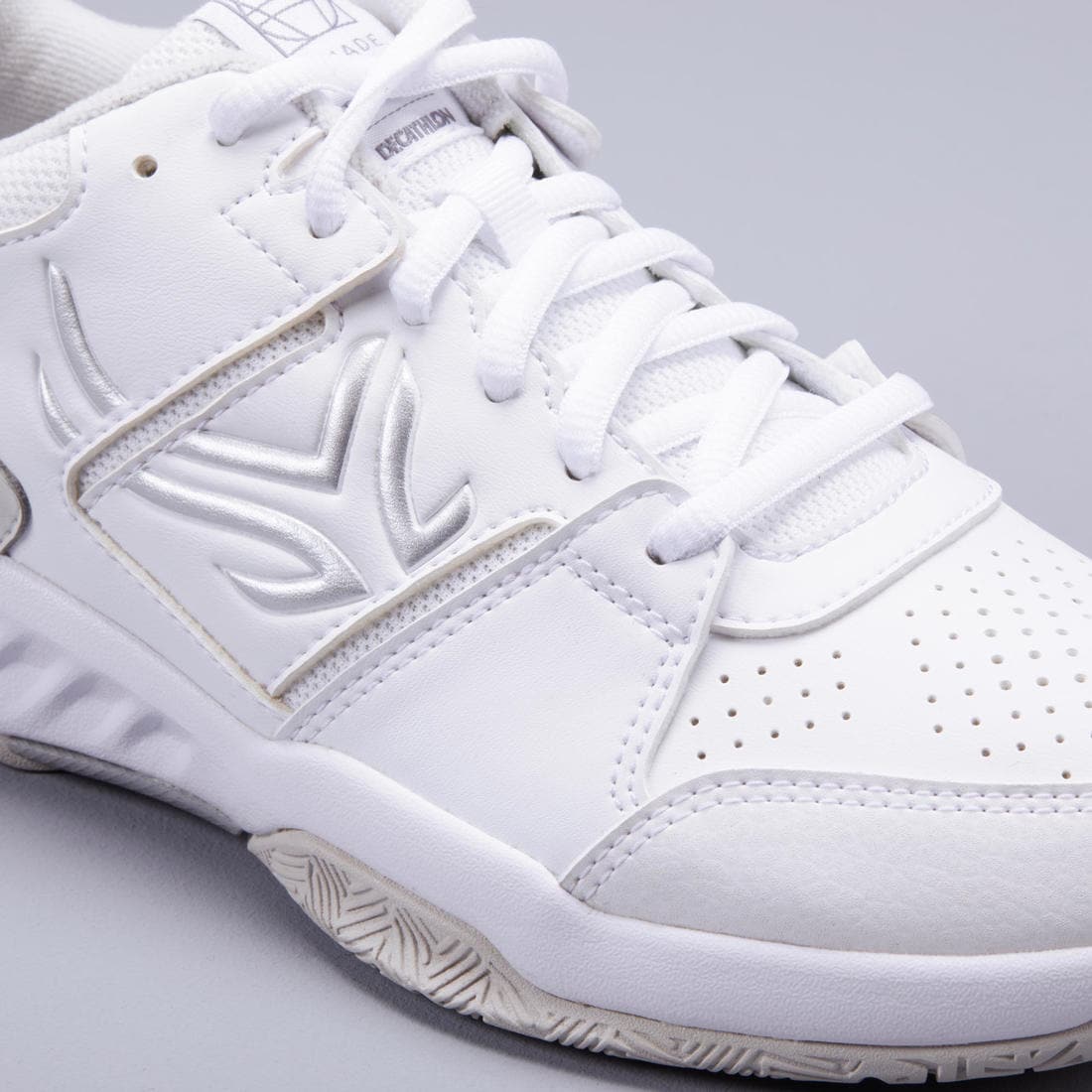 CHAUSSURES DE TENNIS FEMME TS 160 BLANC