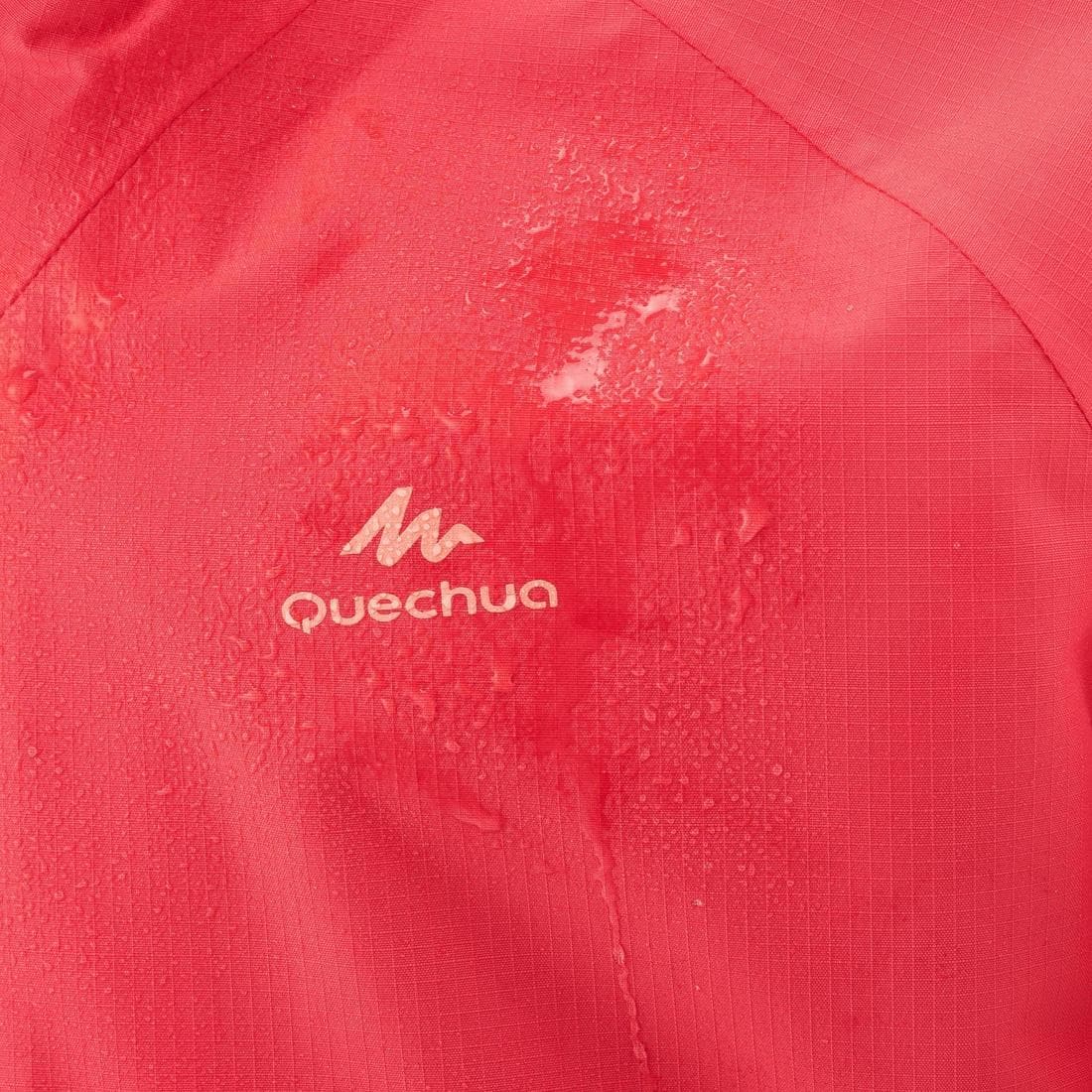 Veste imperméable de randonnée - MH900 corail - enfant 7-15 ans