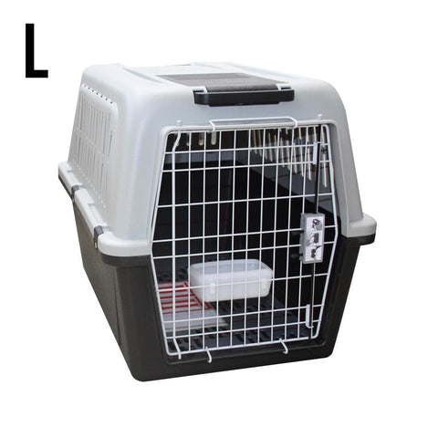 





Caisse de transport rigide pour 1 chien taille L 81x55,5x58cm - Norme IATA