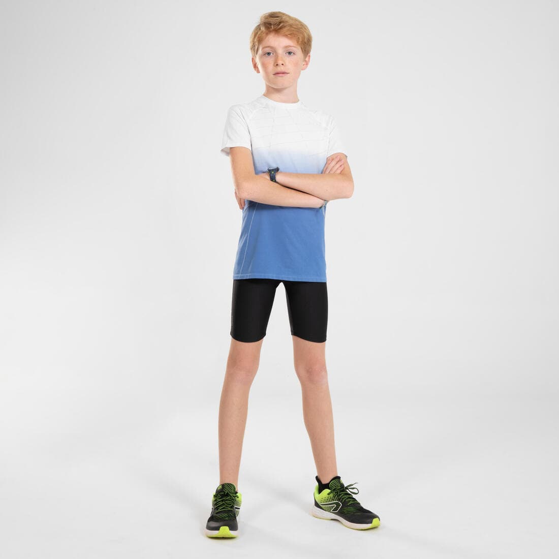 CUISSARD DE RUNNING ENFANT RESPIRANT - KIPRUN DRY NOIR