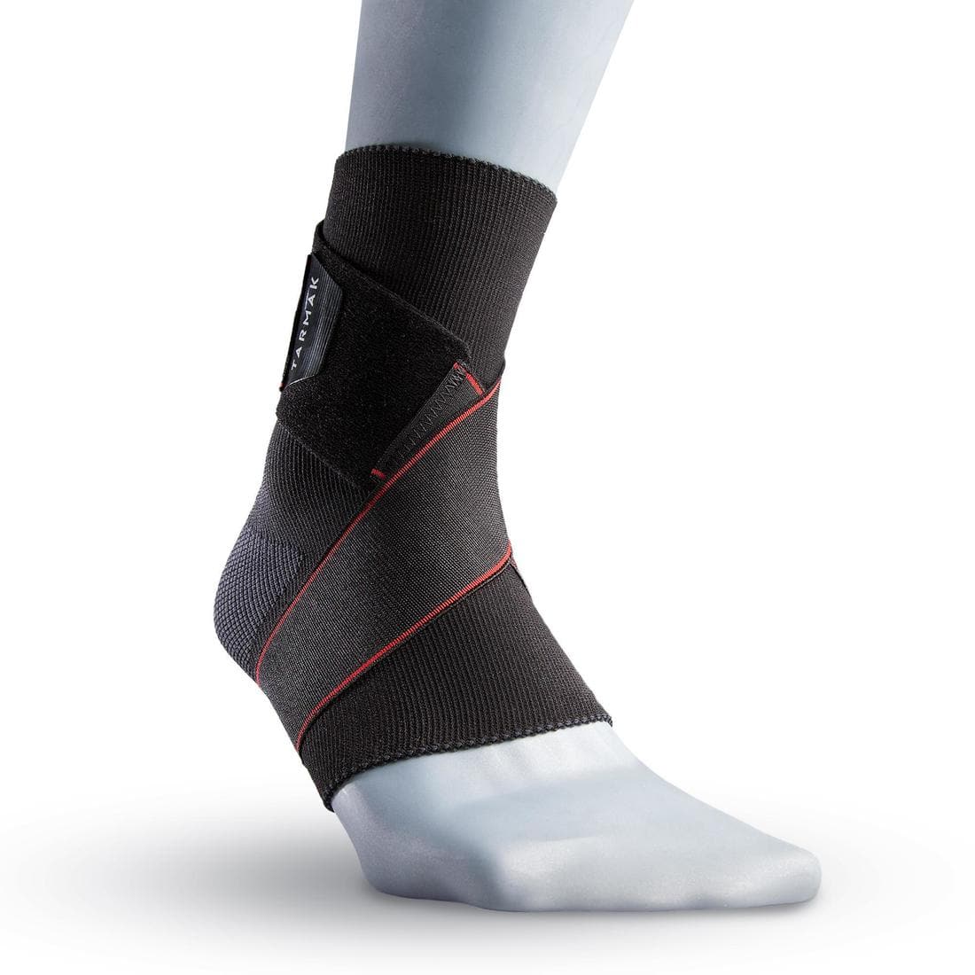 Chevillère de maintien ligamentaire gauche/droite homme/femme STRONG 100 noire