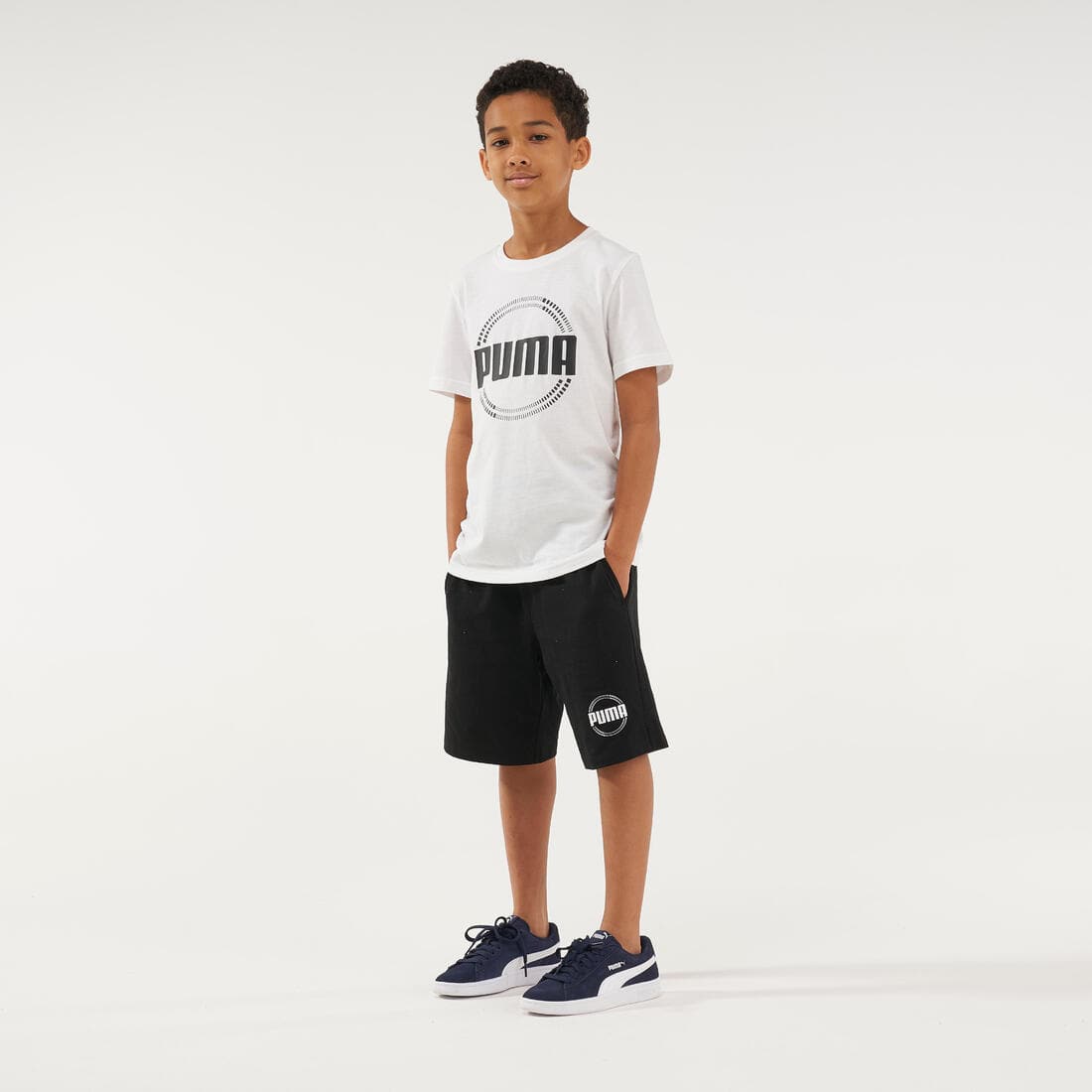 short noir imprimé PUMA