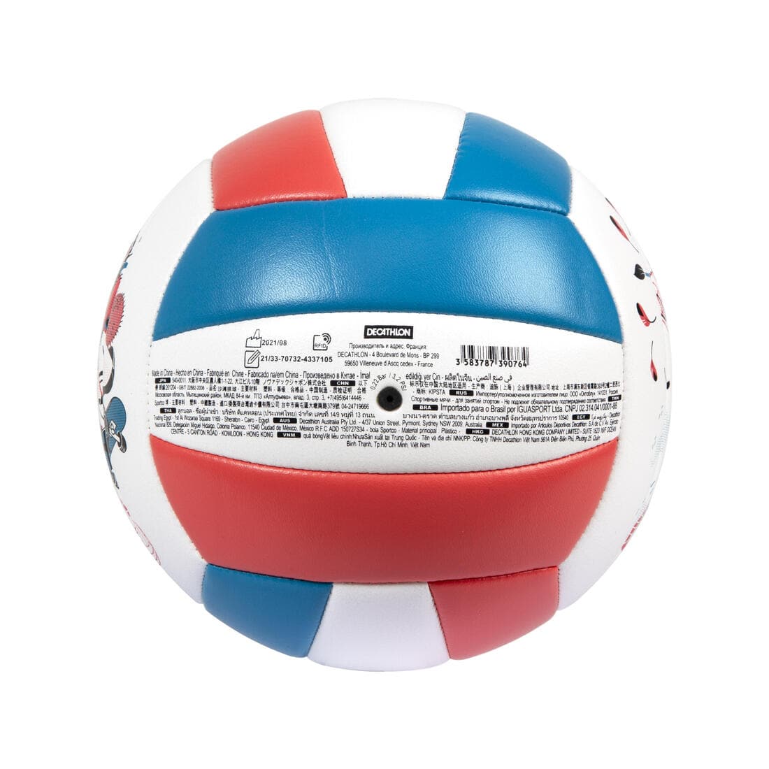 Ballon de Beach volley 100 Classic cousu Taille 3 Junior Vert Totem