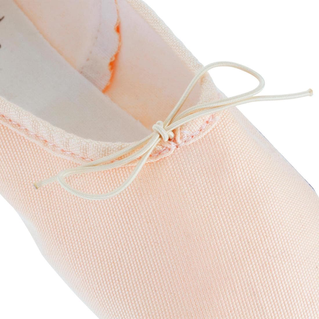 Demi-pointes toile saumon