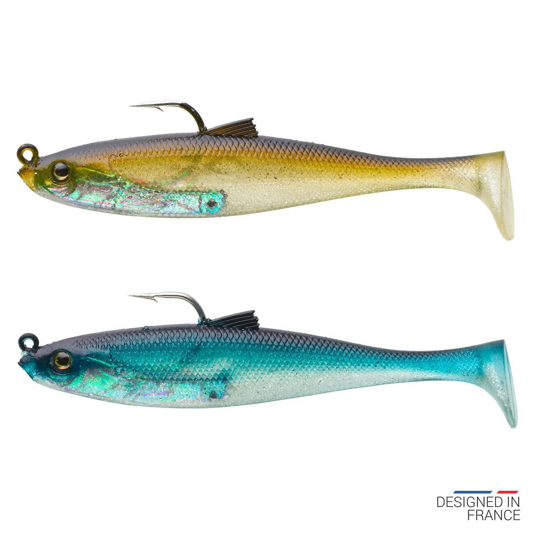 leurres souples pêche en mer Shad swimbait sardine OSARDA 80 FLASHY