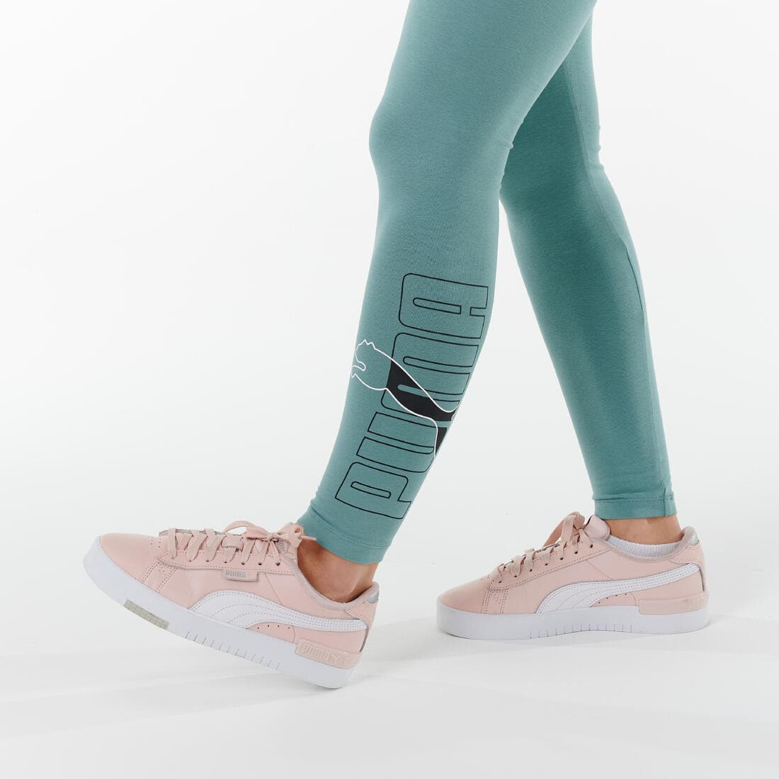 Legging PUMA fitness long coton femme vert