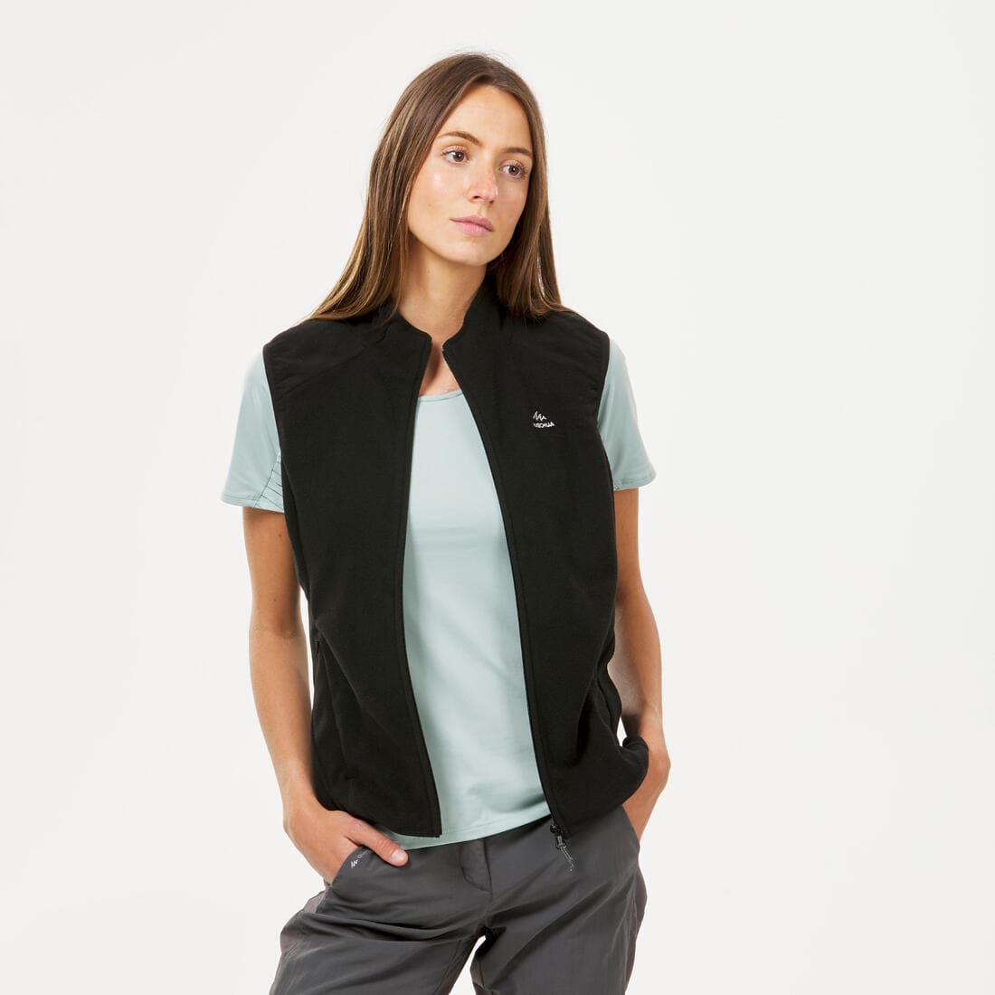 Gilet polaire de randonnée - MH120 - Femme