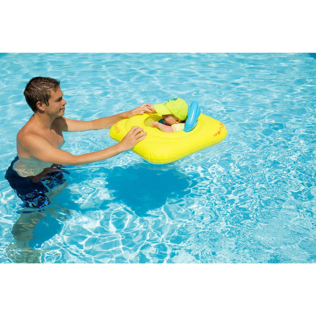 Bouée de piscine gonflable avec siège pour bébé de  7-11 kg