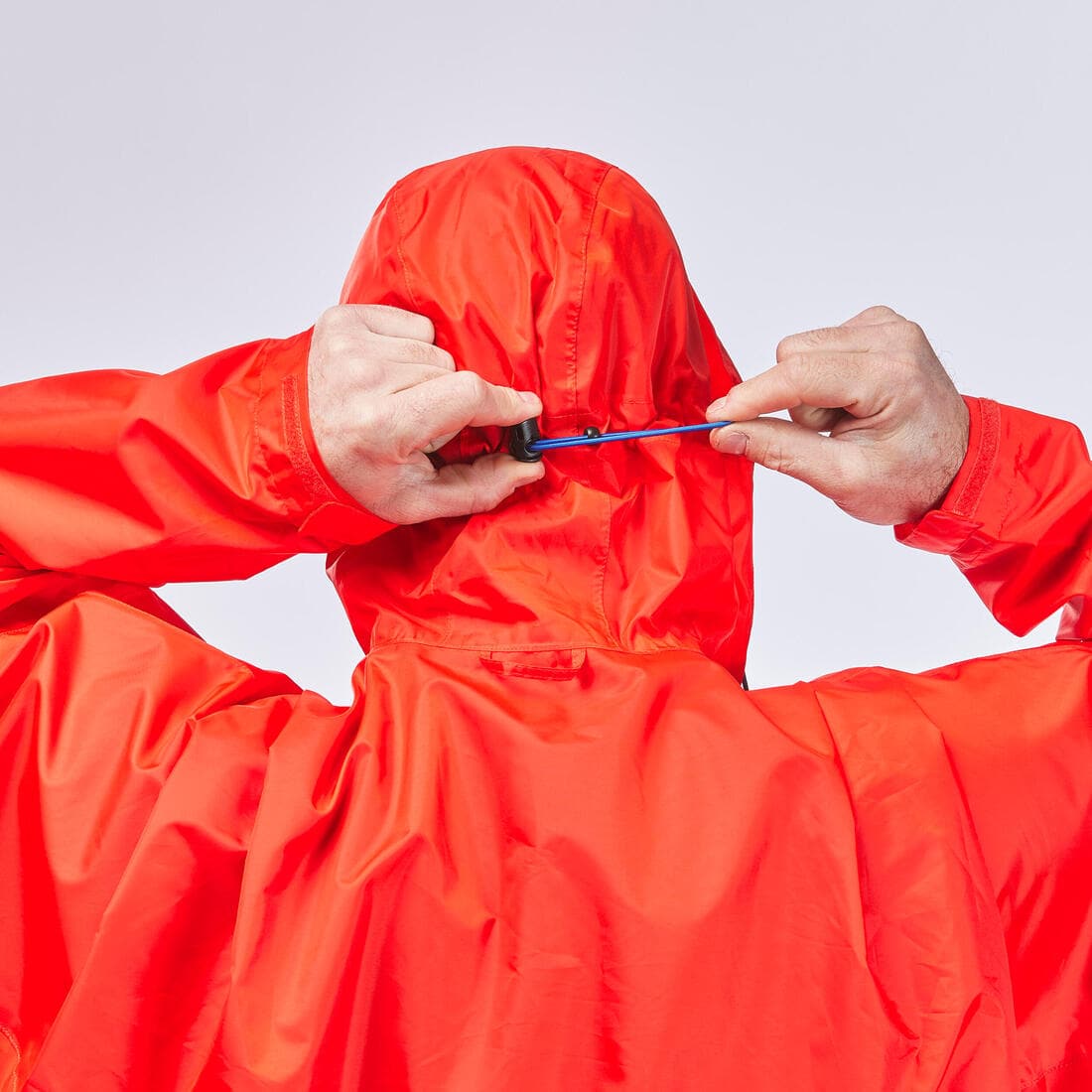 Poncho de pluie de randonnée - MT900 - 75L - Rouge - S/M