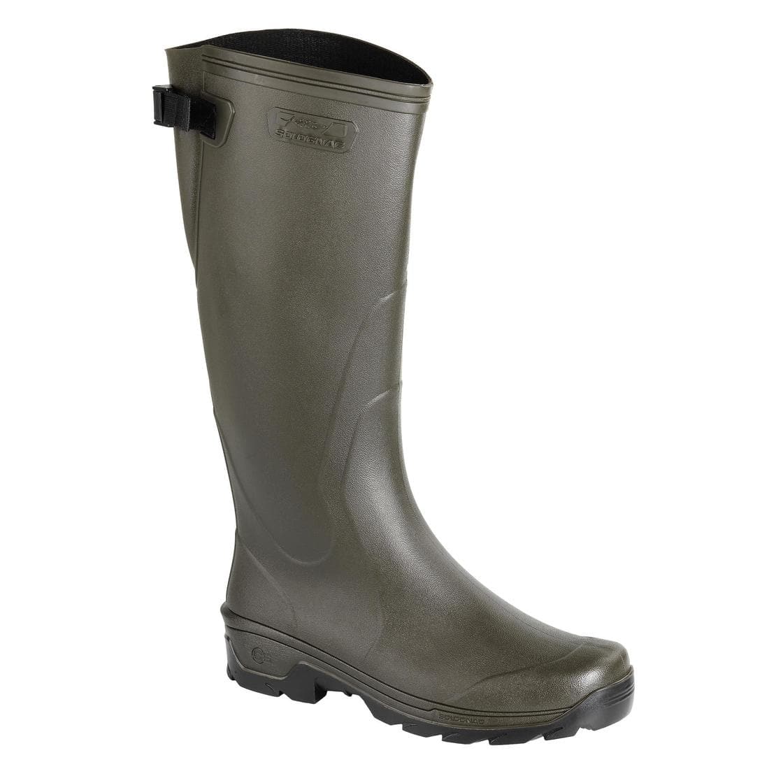 BOTTES DE PLUIE A SOUFFLET imperméables homme GLENARM 500 VERTES