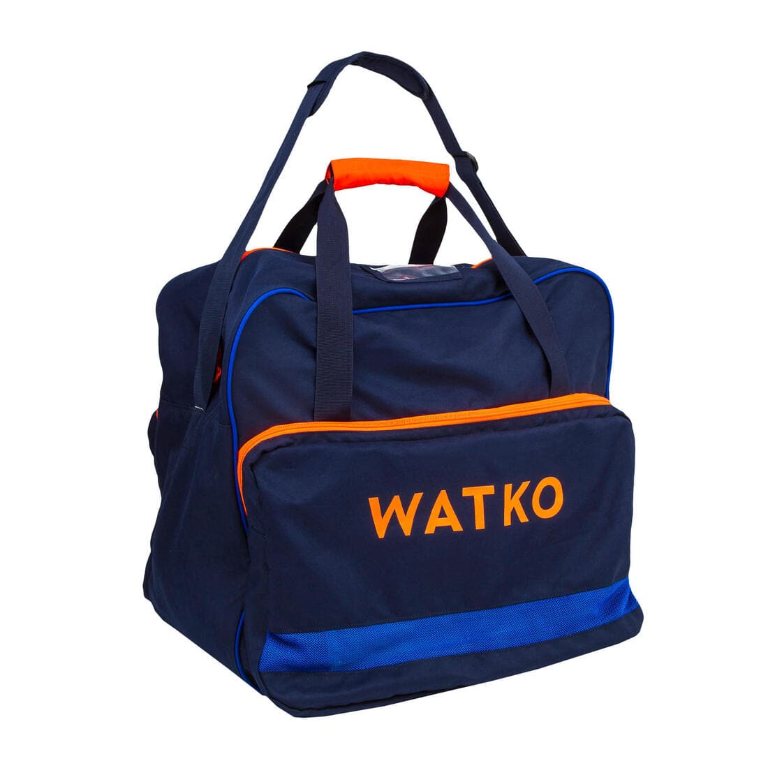 SAC A BALLONS WATER POLO 60L BLEU ORANGE FLUO