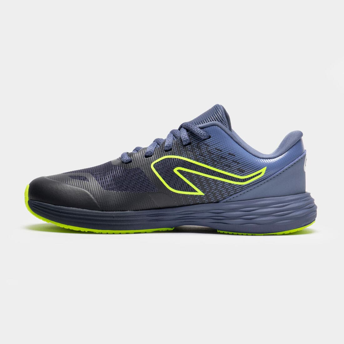 Chaussures de running Enfant -  Kiprun fast noires jaunes