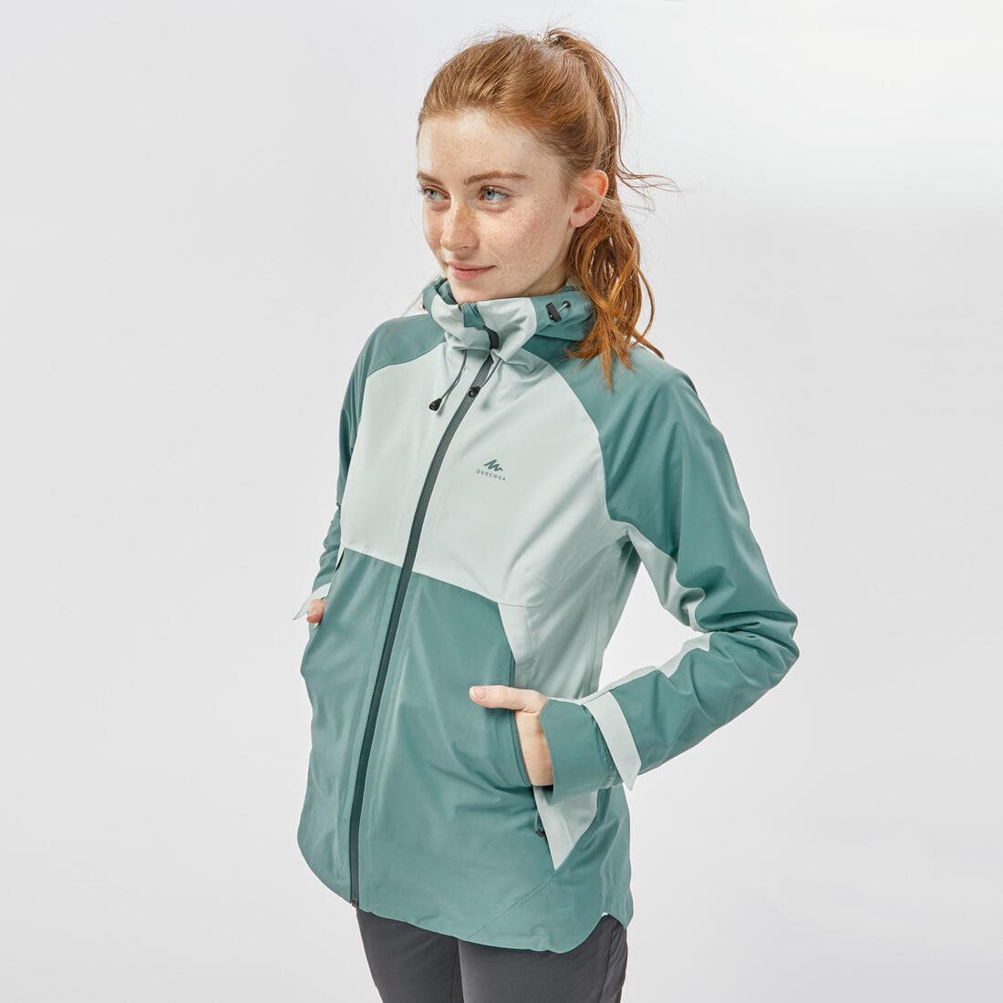 Veste imperméable de randonnée montagne - MH500 - Femme