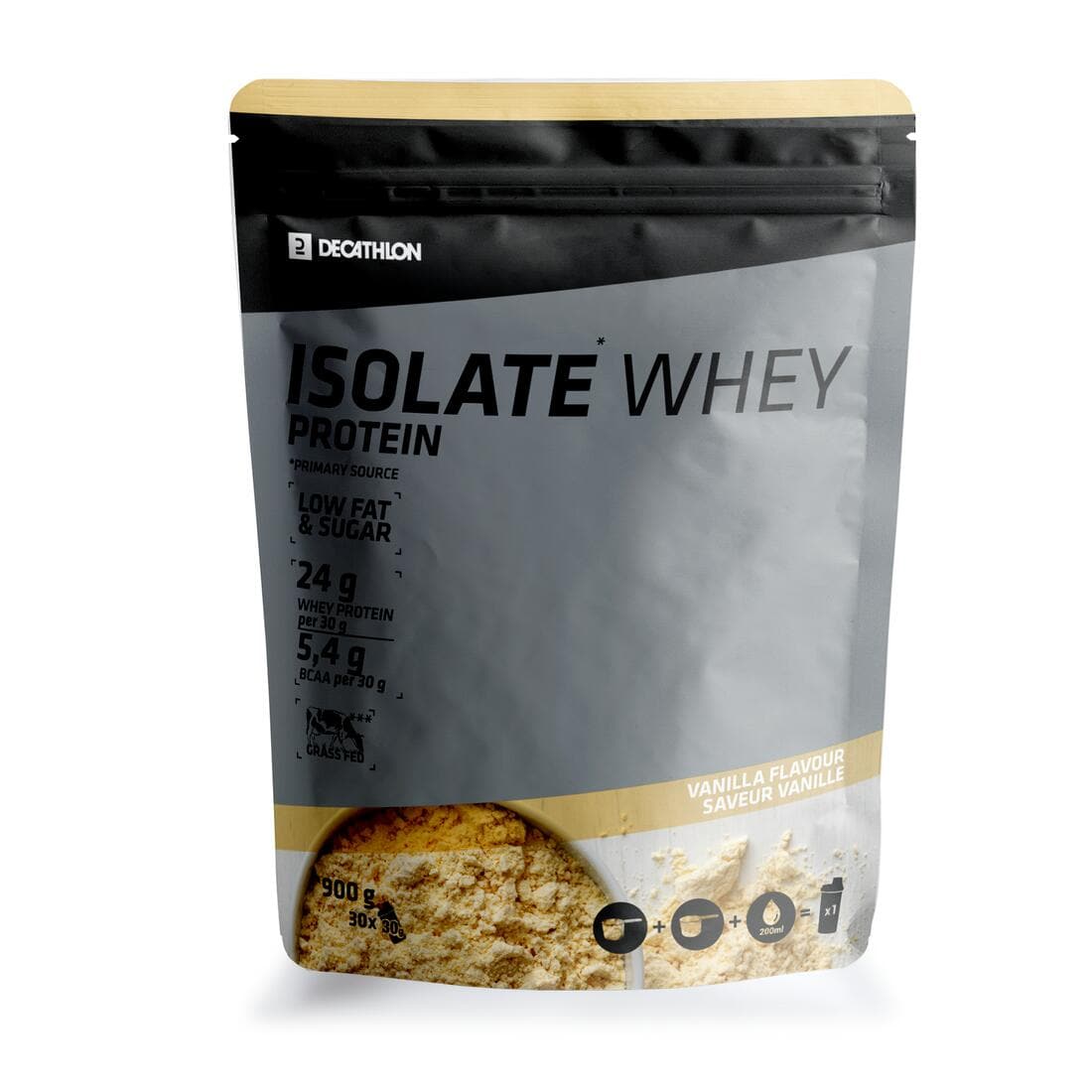 WHEY PROTEINE ISOLATE VANILLE 900 G