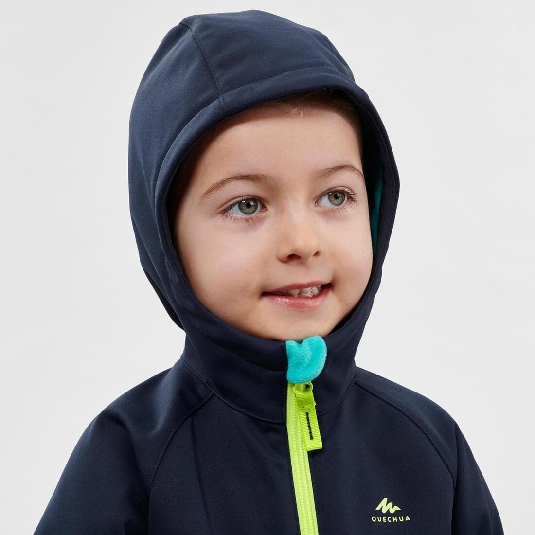 Veste softshell de randonnée - MH550 - enfant 2 - 6 ans