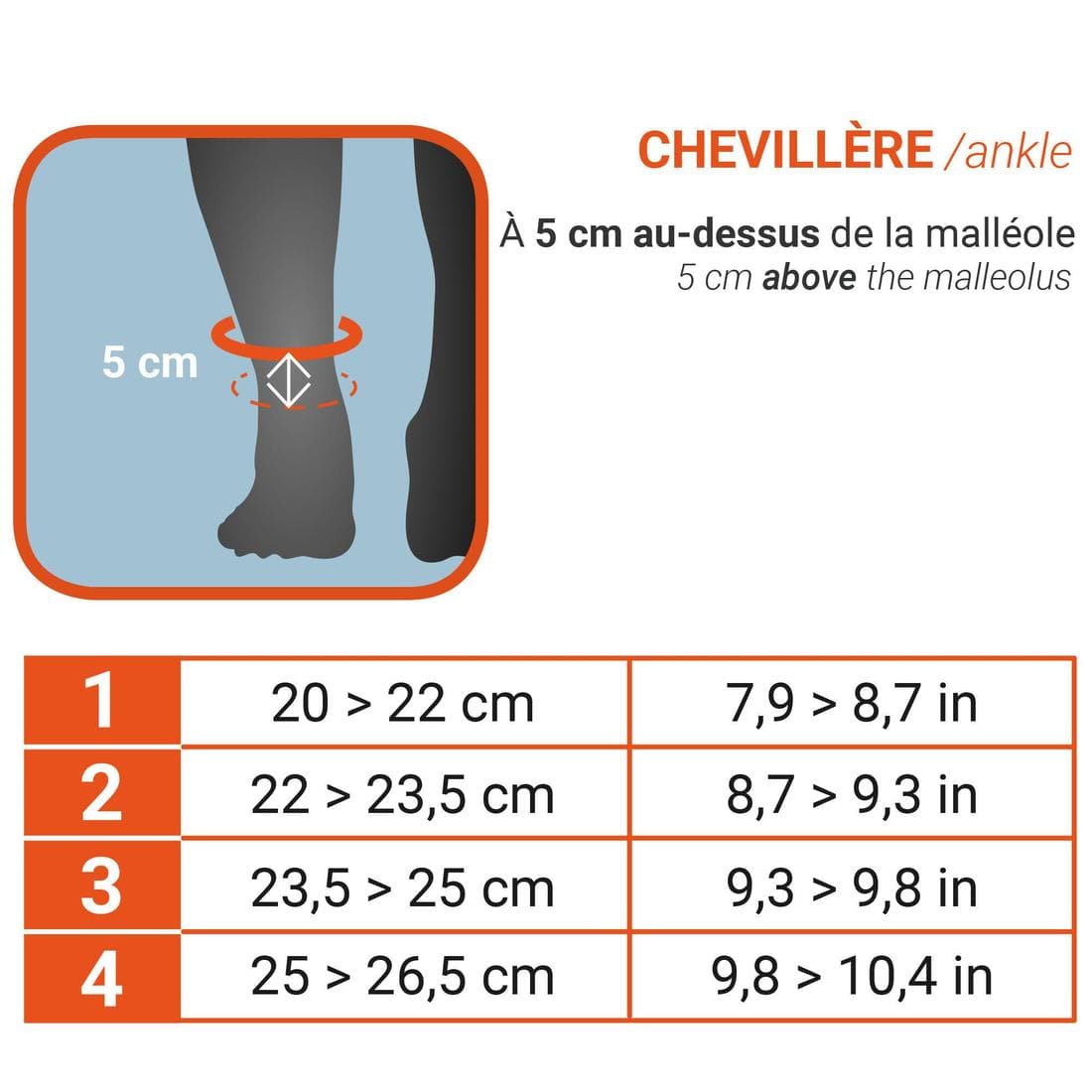 Chevillère de maintien ligamentaire gauche/droite homme/femme STRONG 100 noire