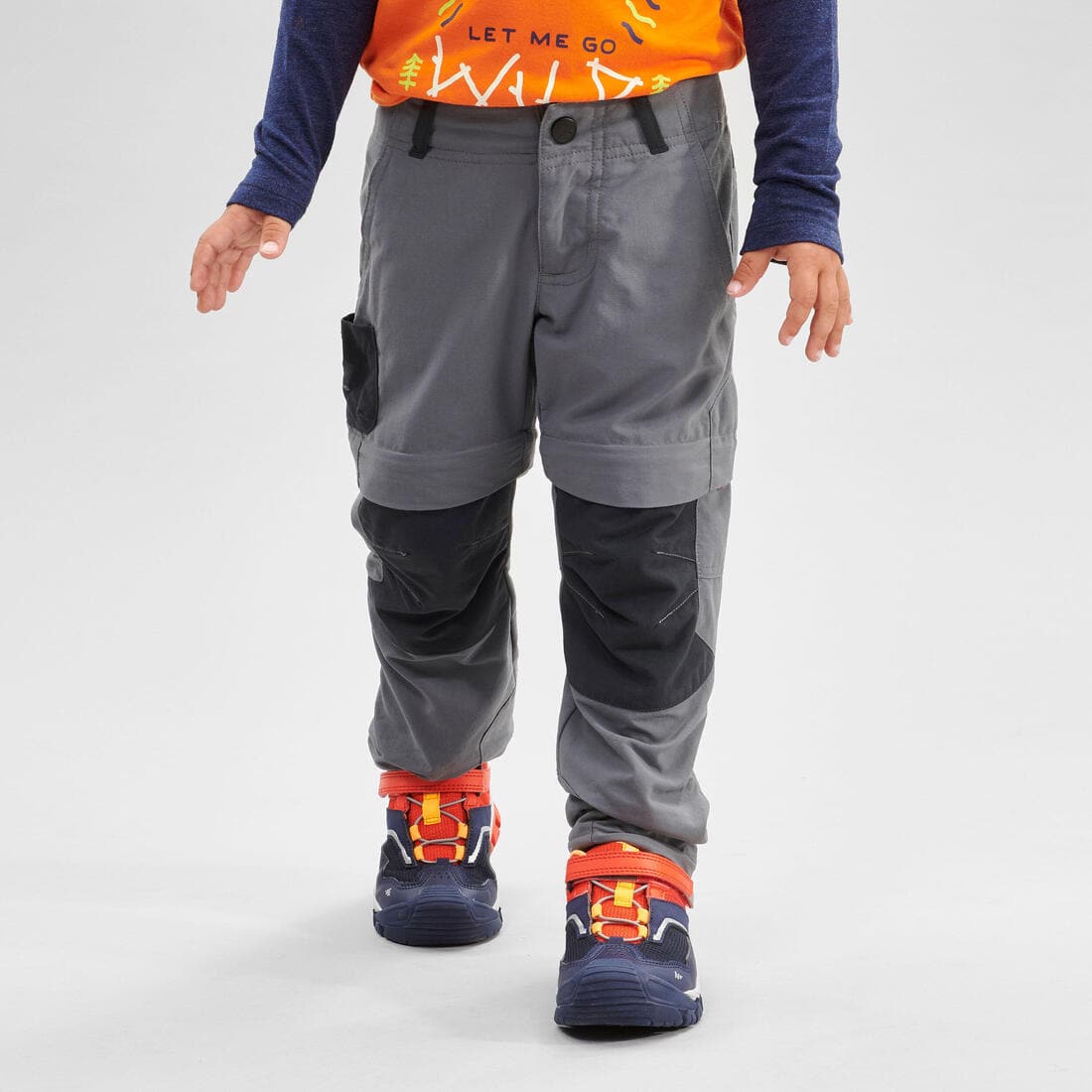 Pantalon de randonnée modulable enfant - MH500 KID - 2-6 ANS