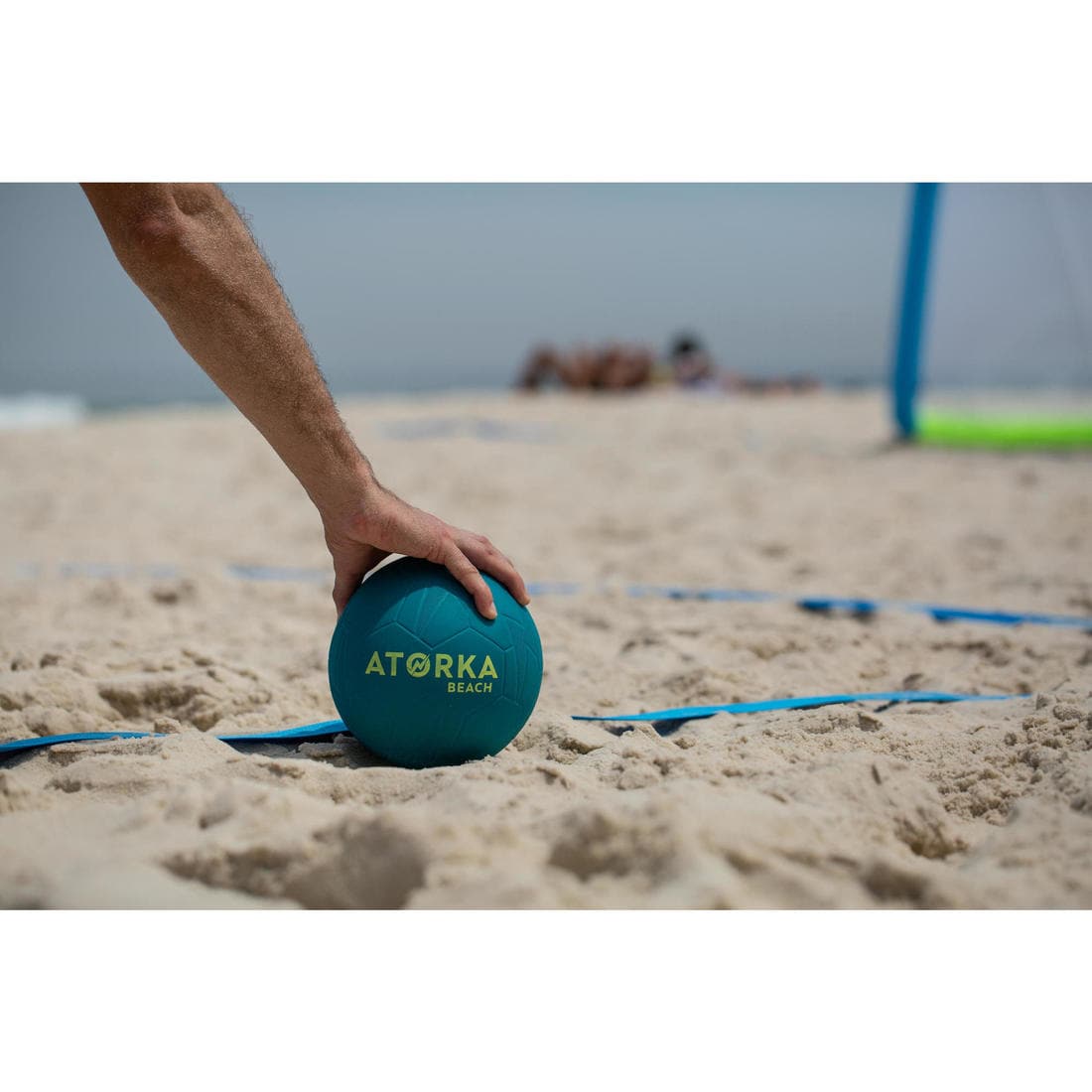 Ballon de beach handball HB500B taille 3 bleu