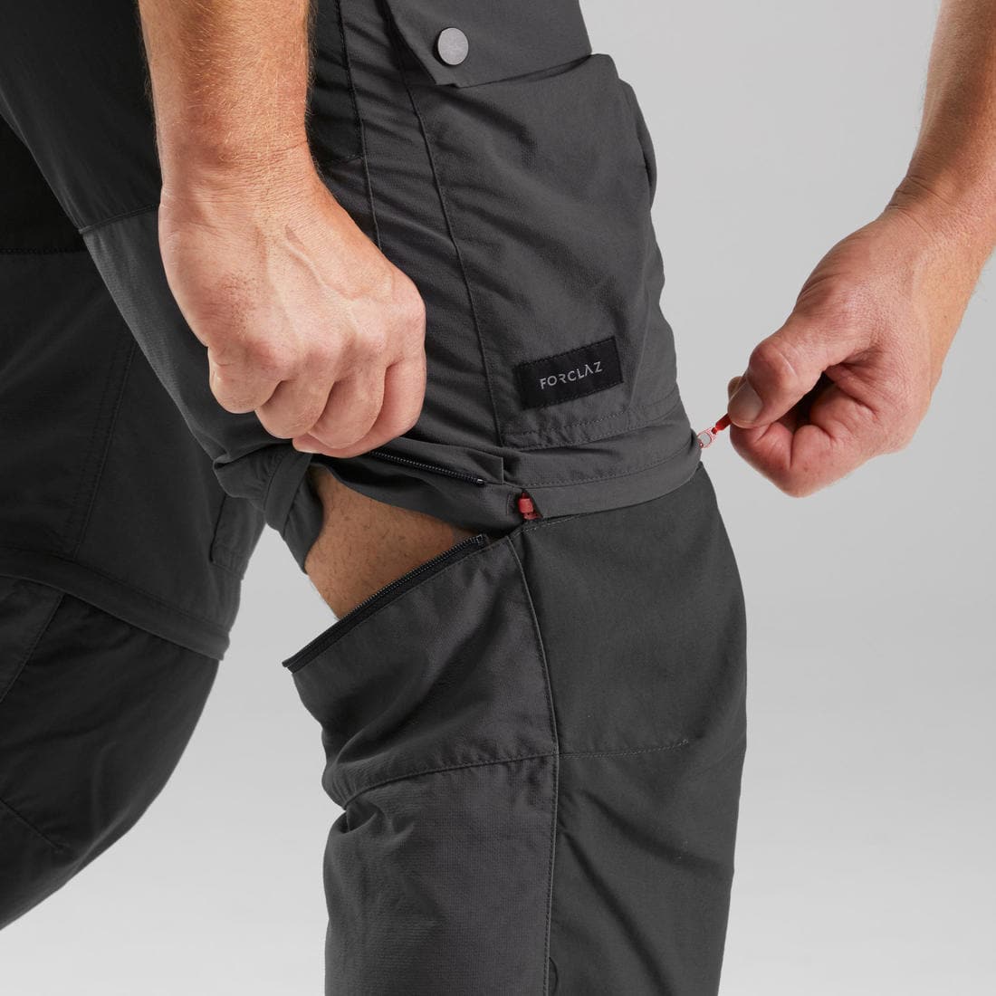 Pantalon modulable 2 en 1 et résistant de trek montagne - MT100 Homme