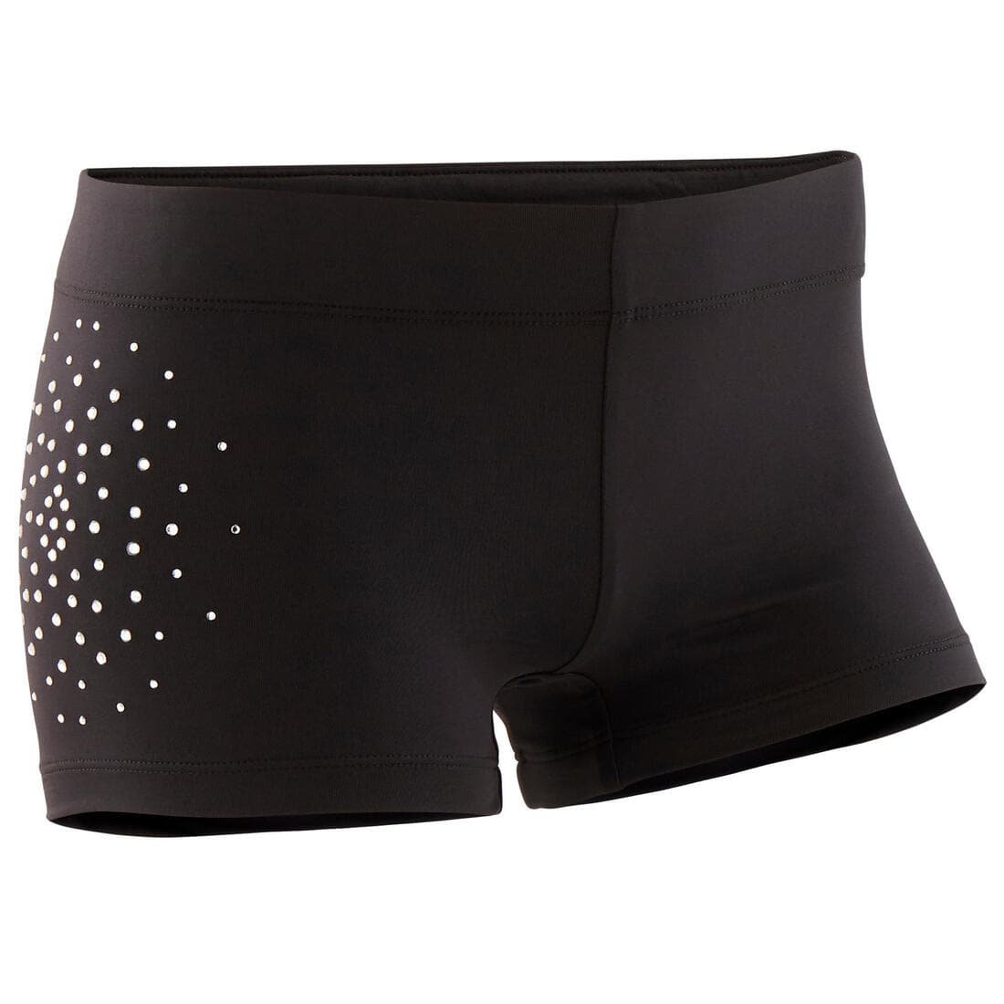 SHORT GYM FILLE NOIR STRASS 900