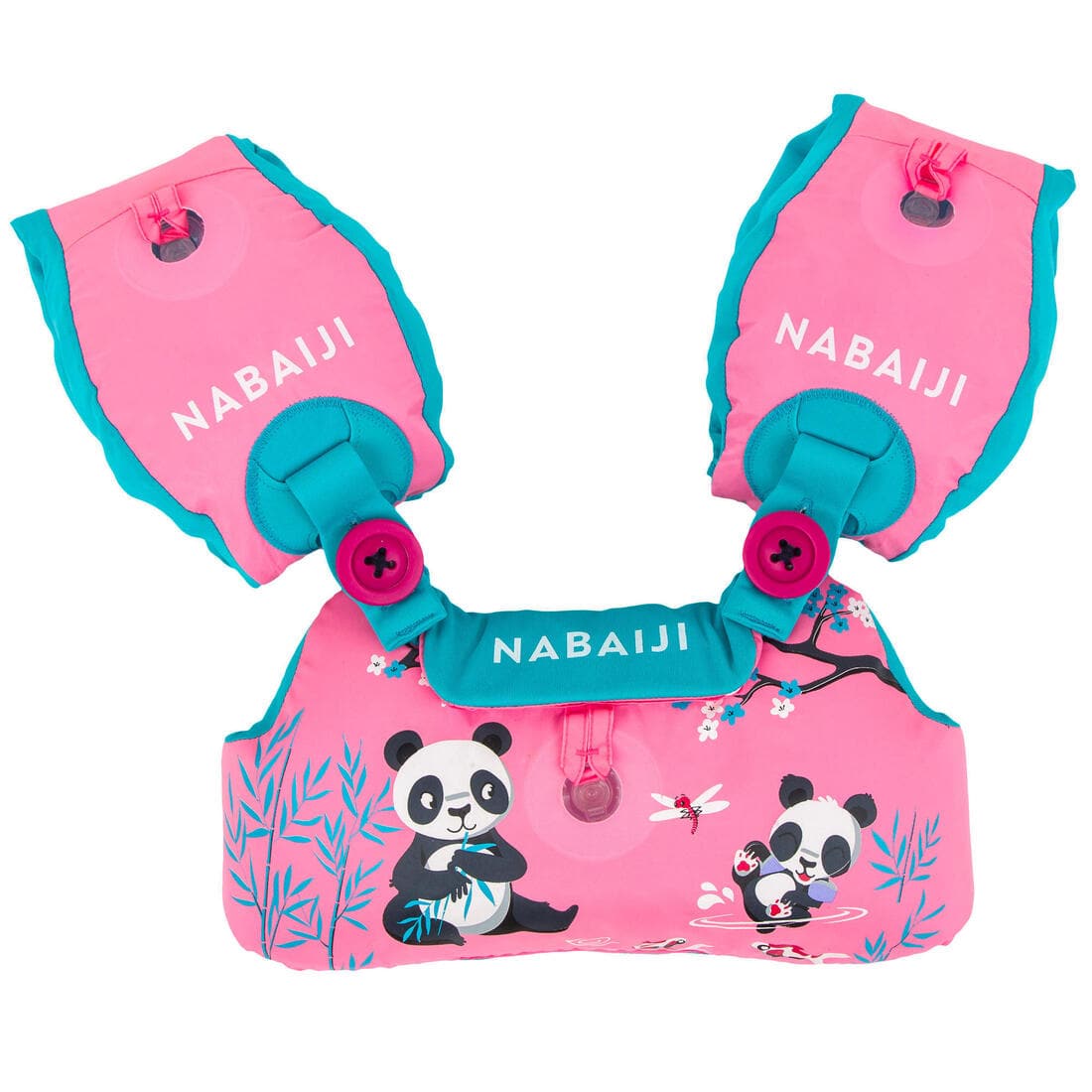 Brassards-ceinture piscine évolutif TISWIM enfant bleu "DRAGON"